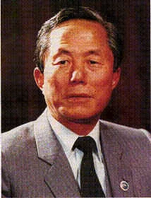 Portrait of General Choi Hong Hi, founder of Taekwon-Do